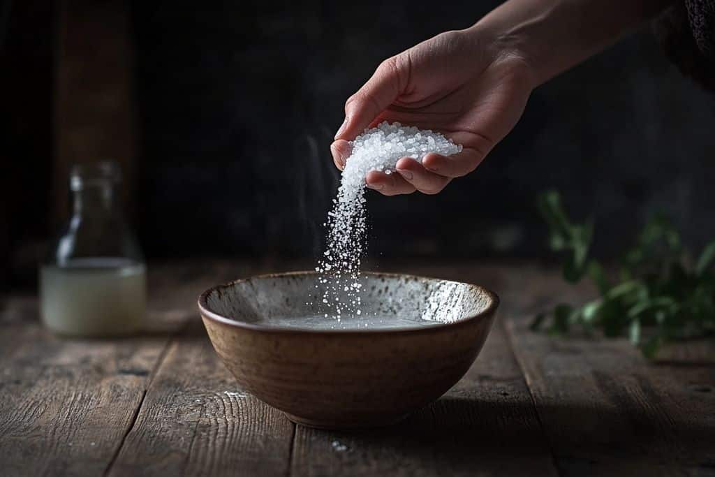 Désherbant naturel vinaigre sel : recette efficace et mode d’emploi