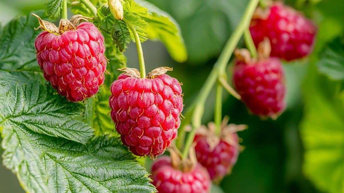 Ce geste trop tardif sur les framboisiers freine la récolte de moitié : à éviter dès juin