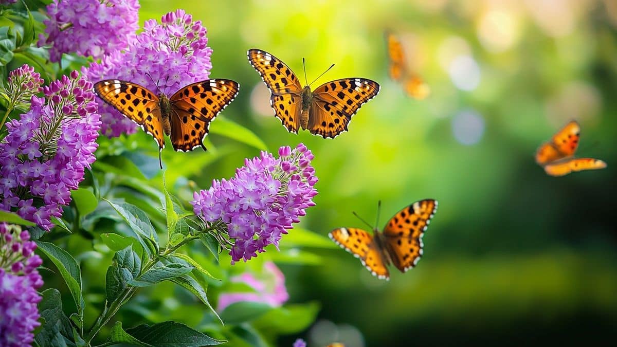 Ce petit arbuste aux fleurs discrètes attire les papillons tout l’été