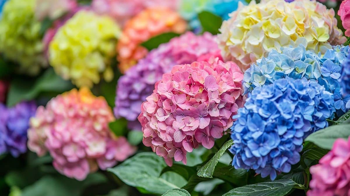 Je ne m’y attendais pas : cette eau colorée a transformé mes hortensias en 48h