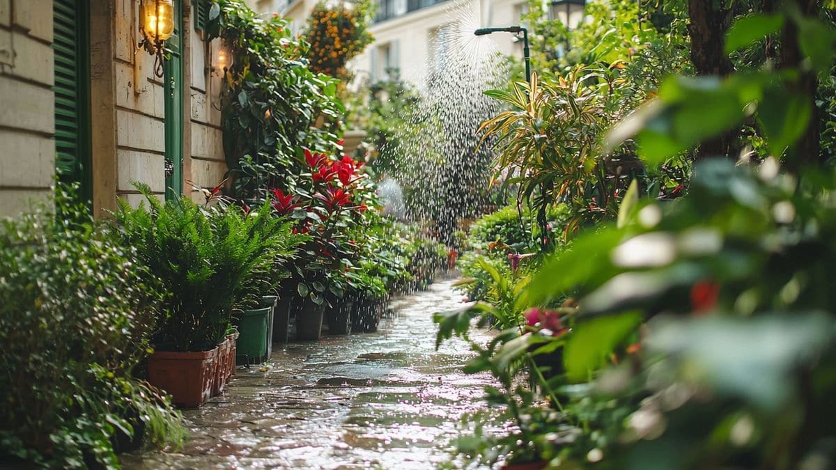 Pourquoi ce jardinier met une vieille chaussette dans son arrosoir ? Les voisins sont bluffés par le résultat