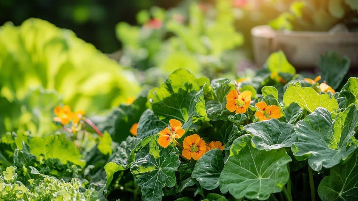 Pourquoi certains jardiniers plantent des capucines au milieu de leurs légumes