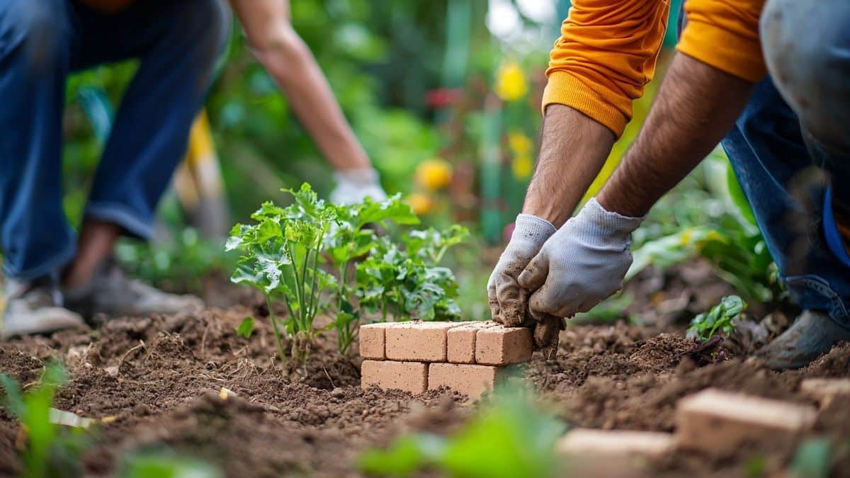 Pourquoi enterrer une brique dans le potager peut changer vos récoltes cet été
