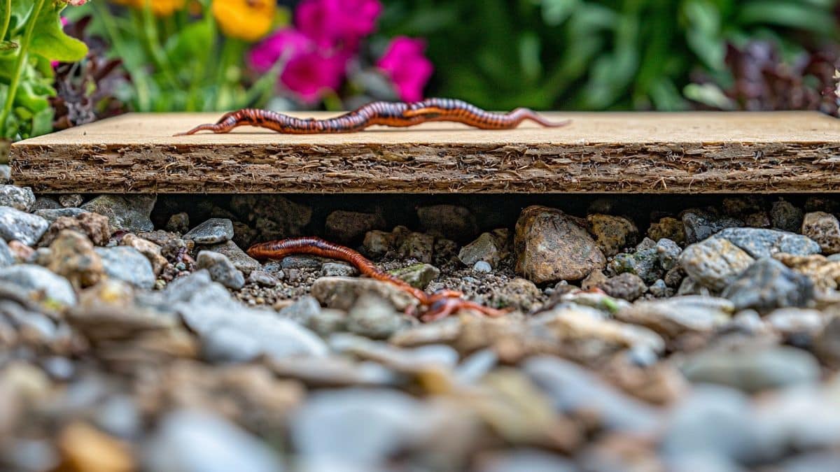 Une planche posée au sol dans le potager ? Voici pourquoi les vers de terre en raffolent